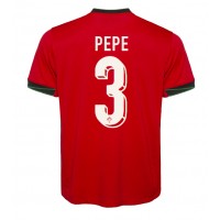 Camisa de Futebol Portugal Pepe #3 Equipamento Principal Europeu 2024 Manga Curta